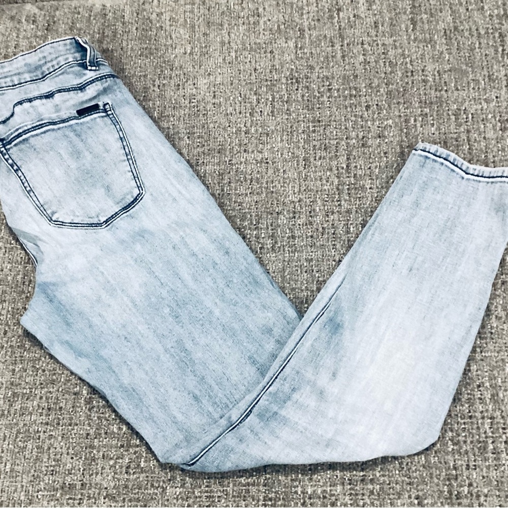White House Black Market Blue Skinny Jeans